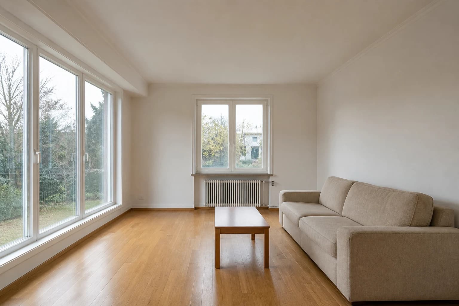 Original neutral living room